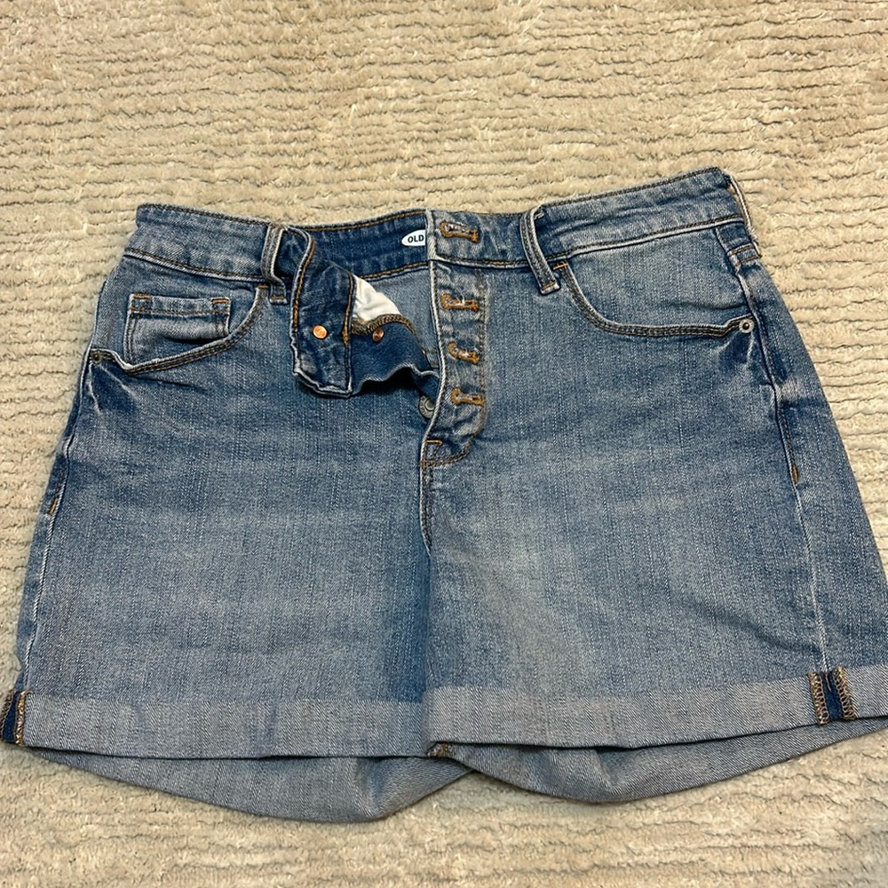 Denim shorts